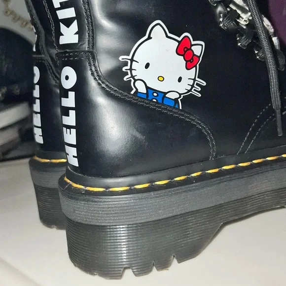 Authentic Hello Kitty Dr Marten Platform boots! Dollskill - Picture 7 of 16